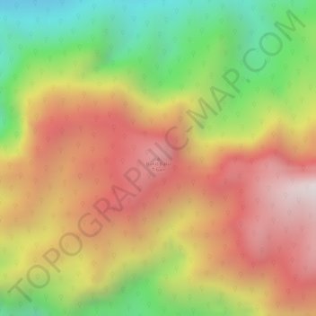 Carte topographique Bukit Batu Tiban, altitude, relief