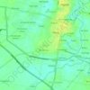 Carte topographique Beran, altitude, relief