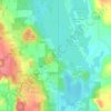 Carte topographique West Shore Cottage Area, altitude, relief