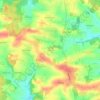 Carte topographique Gfeichtet, altitude, relief