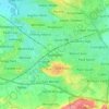 Carte topographique Swindon, altitude, relief