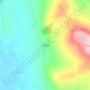 Carte topographique Corkey, altitude, relief