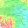 Carte topographique Cabudare, altitude, relief