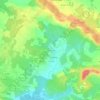 Carte topographique Cazeneuve, altitude, relief