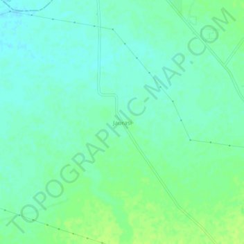 Carte topographique Jaurasi, altitude, relief