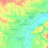 Carte topographique Quebrada Seca, altitude, relief