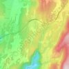 Carte topographique Coiron, altitude, relief