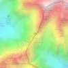Carte topographique Col de Miage, altitude, relief