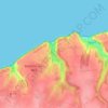 Carte topographique Vaucottes, altitude, relief