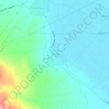 Carte topographique Ambeli, altitude, relief