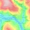 Carte topographique Midgley, altitude, relief