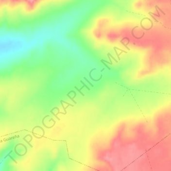 Carte topographique Toro, altitude, relief