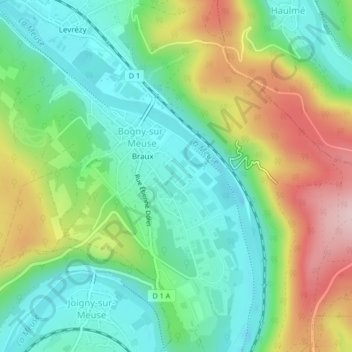 Carte topographique Pierre Saint-Martin, altitude, relief