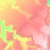 Carte topographique Sids Mountain, altitude, relief
