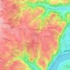 Carte topographique Saint Lawrence Corners, altitude, relief