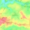 Carte topographique Pillerton Hersey, altitude, relief