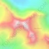 Carte topographique Mount Raleigh, altitude, relief