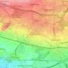 Carte topographique Little Hulton, altitude, relief
