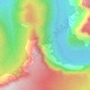 Carte topographique First Canyon, altitude, relief