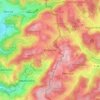 Carte topographique Belmicke, altitude, relief