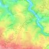 Carte topographique Le Landreau, altitude, relief