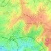 Carte topographique Canterlot, altitude, relief