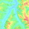 Carte topographique A Arnaud, altitude, relief