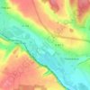 Carte topographique Campdeville, altitude, relief