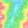 Carte topographique Branche d'en Haut, altitude, relief