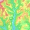 Carte topographique Walltown, altitude, relief