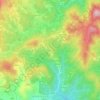 Carte topographique Cerruti, altitude, relief