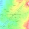 Carte topographique As Vendas, altitude, relief
