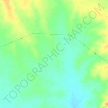 Carte topographique Camero, altitude, relief