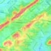 Carte topographique Cherokee Ridge, altitude, relief