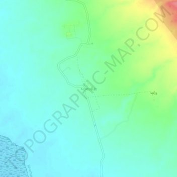 Carte topographique Dholavira, altitude, relief