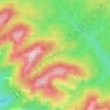 Carte topographique щель Кирилловская, altitude, relief