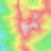 Carte topographique Рила планина, altitude, relief