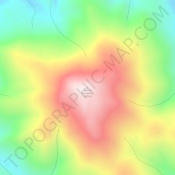 Carte topographique Mount Woodroffe, altitude, relief
