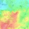 Carte topographique Lourme, altitude, relief