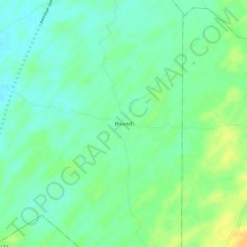 Carte topographique Bhootel, altitude, relief