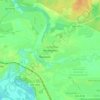 Carte topographique Неклюдово, altitude, relief