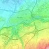Carte topographique Ternier, altitude, relief