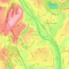 Carte topographique North Coplay, altitude, relief