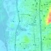 Carte topographique Sunder Nagar, altitude, relief