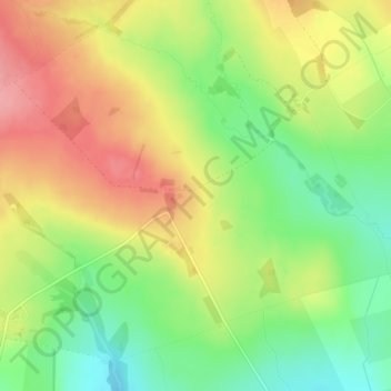 Carte topographique West Ditchburn, altitude, relief