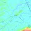 Carte topographique Kinawley, altitude, relief
