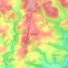 Carte topographique Sainlez, altitude, relief