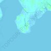 Carte topographique Sealevel, altitude, relief