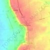 Carte topographique Boothby Graffoe, altitude, relief
