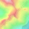 Carte topographique Mount Juno, altitude, relief